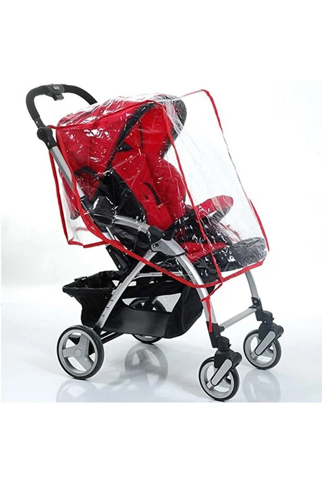 Bebek Arabası Yagmurluk Seffaf